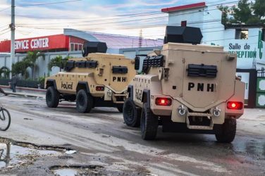 Policía haitiana recibió equipamiento desde Canadá