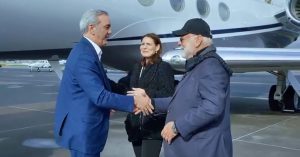 Abinader llegó a EE.UU. para reunión sobre semiconductores