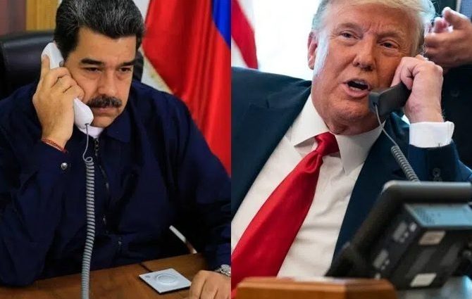 Trump habló con Maduro por teléfono para acordar reunión imagen
