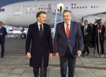 El Presidente de Francia llega a México en visita oficial