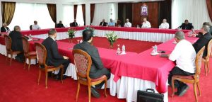 Presidente Abinader almorzó con Episcopado Dominicano