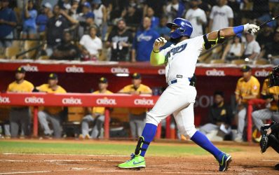 Licey rompe racha perdedora al vencer Aguilas en beisbol de RD Licey rompe racha perdedora al vencer Aguilas en beisbol de RD