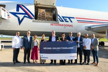 Aeropuerto Las Américas supera 100,000 toneladas carga Aeropuerto Las Américas supera 100,000 toneladas carga