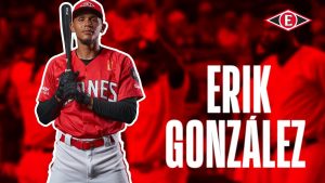 Pelotero Erik González entre los mejores bateadores de LIDOM