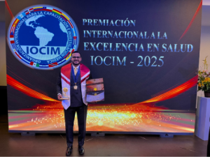 Reconocen médico dominicano en premiación salud de IOCIM Reconocen médico dominicano en premiación salud de IOCIM