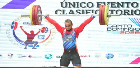 Julio Cedeño obtiene medalla de oro Centroamericano Pesas