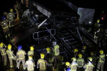 ESPAÑA: Otro accidente de tren deja un un  muerto y 37 heridos
