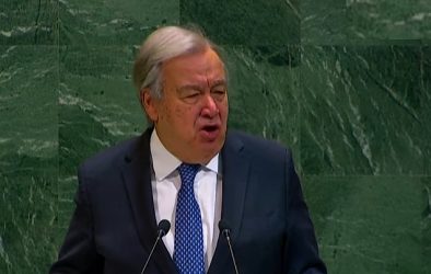 Secretario de ONU ve hay caos mundial; pide reformar normas