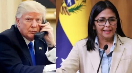 Trump señala Delcy Rodríguez «es una persona estupenda»