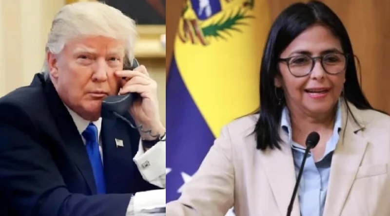 Trump señala Delcy Rodríguez «es una persona estupenda»