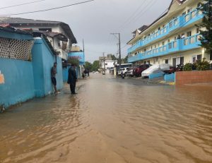 Inundaciones en Puerto Plata provocadas por fuertes lluvias