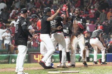 Leones remontan para vencer a Toros y lideran final beisbol RD Leones remontan para vencer a Toros y lideran final beisbol RD