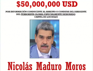 ¿Quién cobrará recompensa por la captura de Nicolás Maduro?