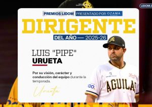Luis “Pipe” Urueta es elegido Manager del Año en la LIDOM