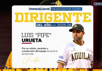 Luis “Pipe” Urueta es elegido Manager del Año en la LIDOM
