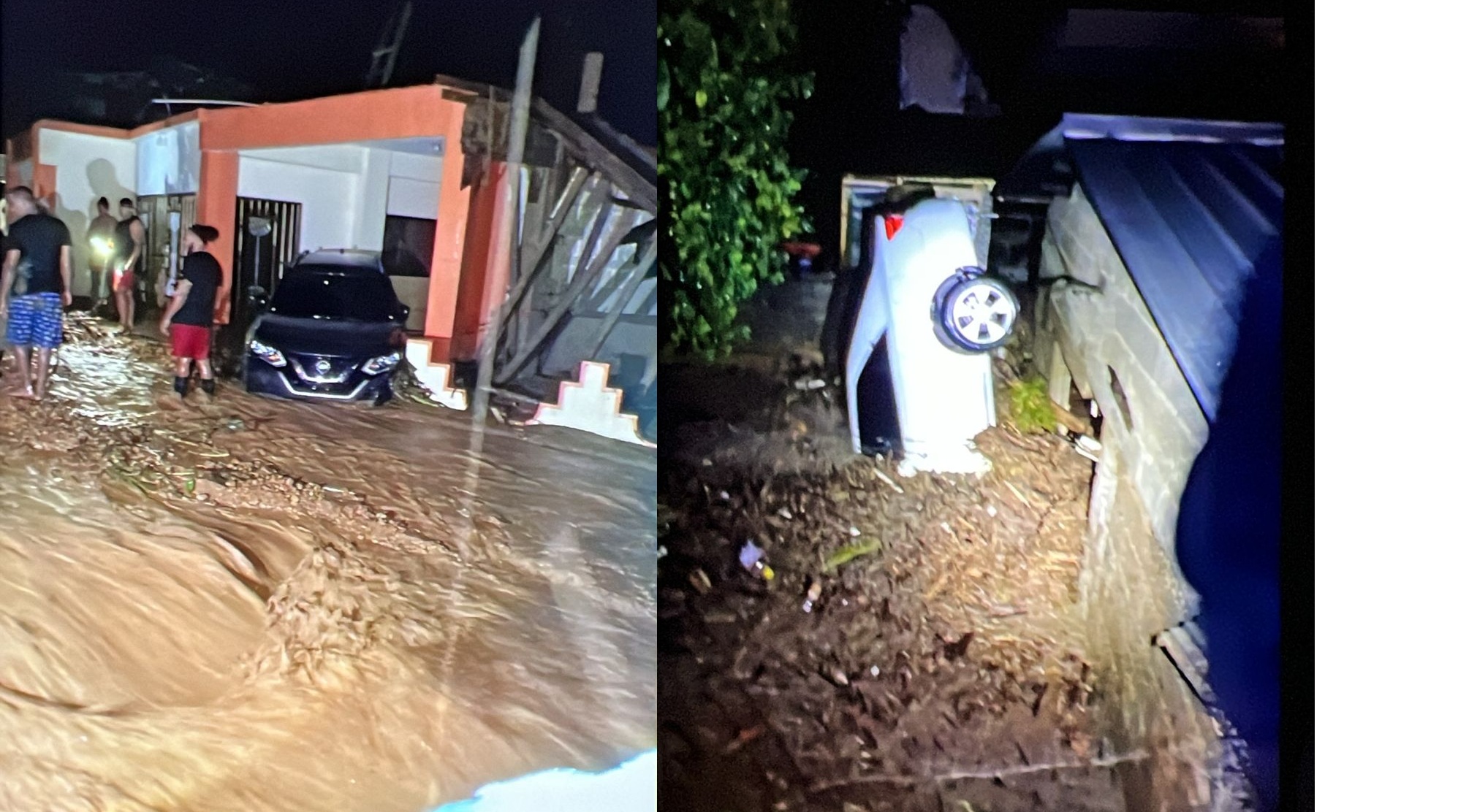 Lluvias desbordan río y anegan comunidades Gaspar Hernández