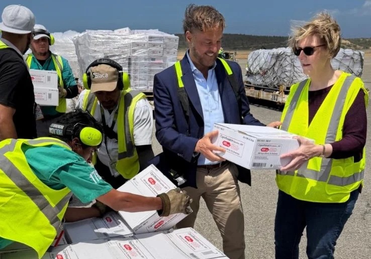 Venezuela recibe 65 toneladas suministros médicos de EEUU imagen