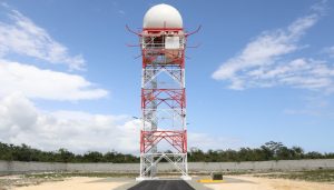 Presidente inaugura un radar  para meteorología y aviación