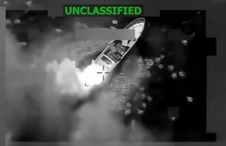 EU ataca lancha: 2 muertos y un sobreviviente; son ya 40 ataques