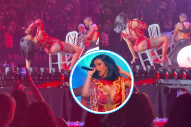 Cardi B sufre caída en concierto y culpa al Gobierno de EE.UU. Cardi B sufre caída en concierto y culpa al Gobierno de EE.UU.