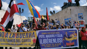 Grupo marcha por El Conde y exigen la liberación de Maduro
