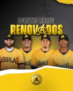Águilas renueva contrato Reyes, Fernández, Mejía y González Águilas renueva contrato Reyes, Fernández, Mejía y González