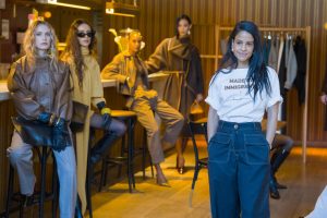 NY: Dominicana Dwarmis viste el invierno con una colección femenina