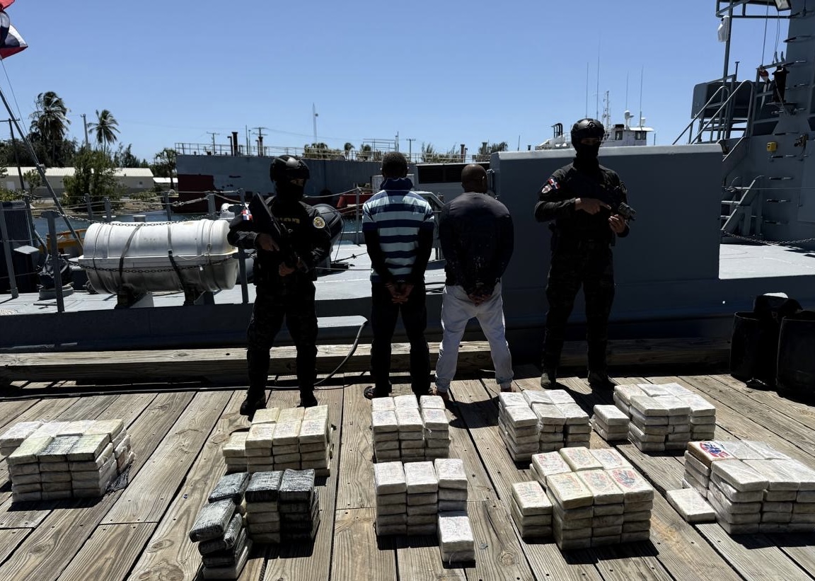 Con apoyo de EE.UU, R. Dom. ocupa 261 paquetes de cocaína Con apoyo de EE.UU, R. Dom. ocupa 261 paquetes de cocaína