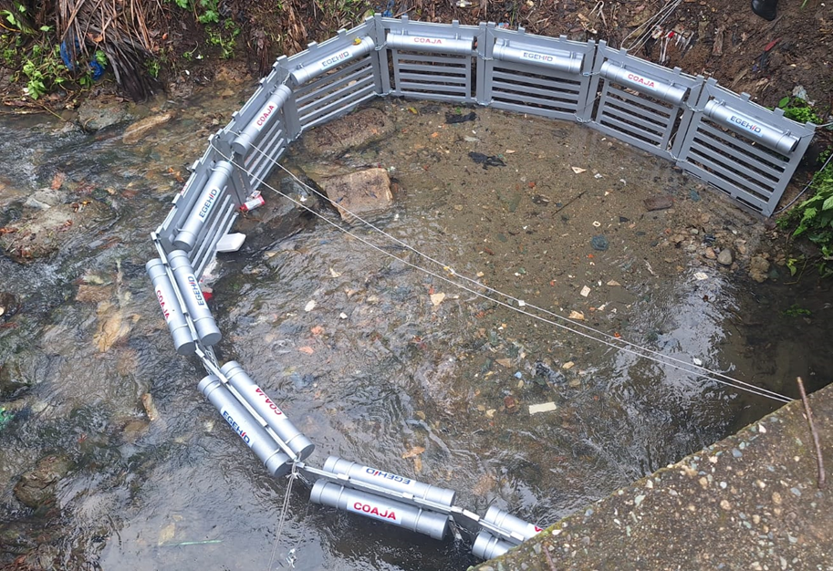 JARABACOA: Inician colocación “bio bardas” detener desechos imagen