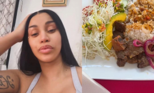Cardi B celebra su éxito en Denver y visita familia en RD