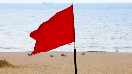 DC coloca bandera roja en el  litoral costero de Puerto Plata