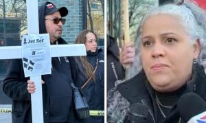 Vigilia en NY en memoria de víctimas de discoteca Jet Set Vigilia en NY en memoria de víctimas de discoteca Jet Set