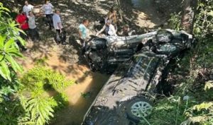 Deja 3 heridos accidente de avanzada presidencial en PP