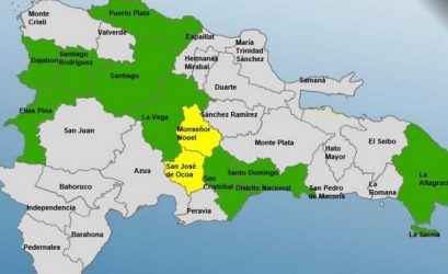 El COE mantiene alerta al DN y 11 provincias por una vaguada