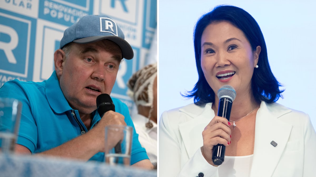 PERU: López Aliaga y Fujimori se encaminan a segunda vuelta PERU: López Aliaga y Fujimori se encaminan a segunda vuelta