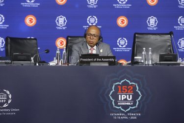 Turquía: Pacheco preside 152.ª asamblea interparlamentaria