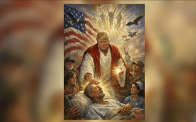 Indignación por ataque Trump a  Papa y por imagen como Jesús