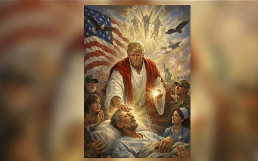 Indignación por ataque Trump a  Papa y por imagen como Jesús