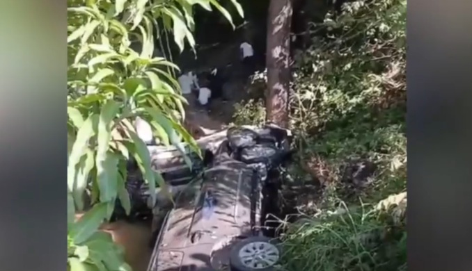 Dos escoltas del Presidente heridos en accidente Puerto Plata