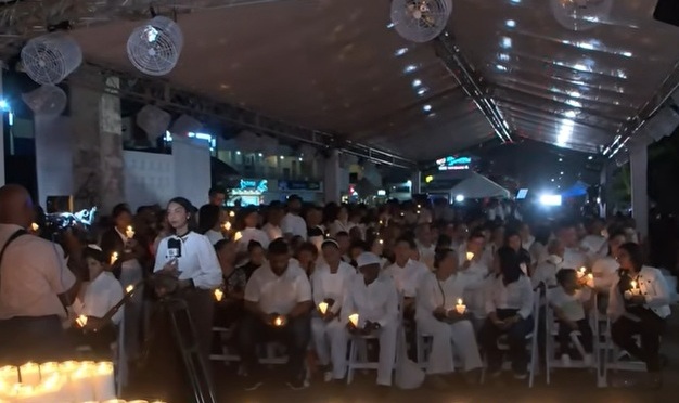 Un año después, hubo vigilia ante ruinas discoteca Jet Set imagen