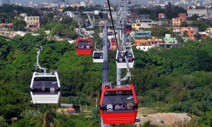 Suspenden teleférico y parte Metro S. Domingo por lluvias