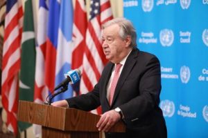 Guterres a EEUU e Israel: «ya es hora de poner fin a la guerra»