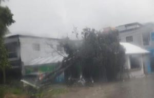 Reportan granizada en Bonao y fuertes lluvias en Jarabacoa