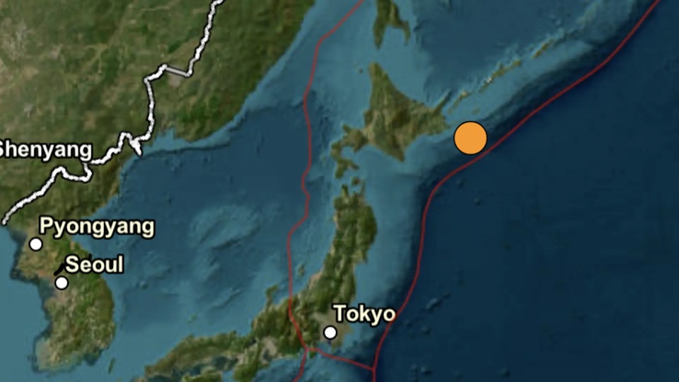 JAPON: Terremoto de magnitud 6,2 sacude la isla de Hokkaido