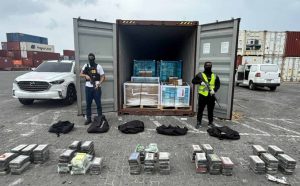 Ocupan 123 kilos de cocaína en    Puerto Multimodal Caucedo