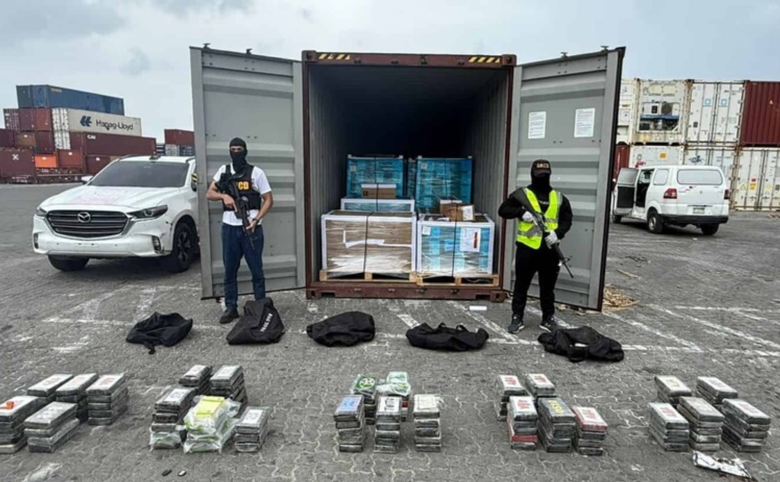 Ocupan 123 kilos de cocaína en    Puerto Multimodal Caucedo