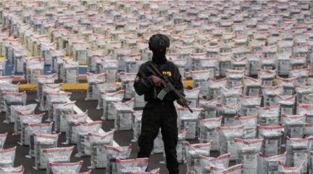 Incautan 56 toneladas drogas y 3.300 armas en RD y 18 países Incautan 56 toneladas drogas y 3.300 armas en RD y 18 países