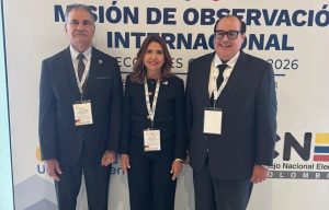 Comitiva TSE RD participa misión observación elecciones de Colombia