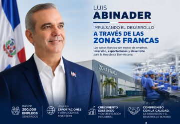 Abinader será orador Congreso de Zonas Francas en Panamá