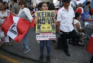 PERÚ: Marcha contra candidata presidencial Keiko Fujimori PERÚ: Marcha contra candidata presidencial Keiko Fujimori